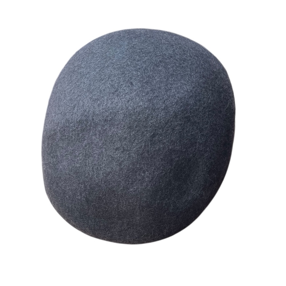 Black wool newsboy cap onesize box S